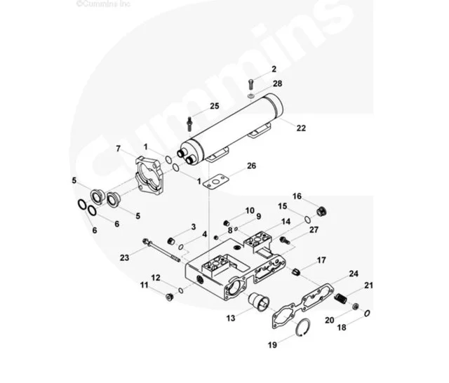 Прокладка головки масляного фильтра