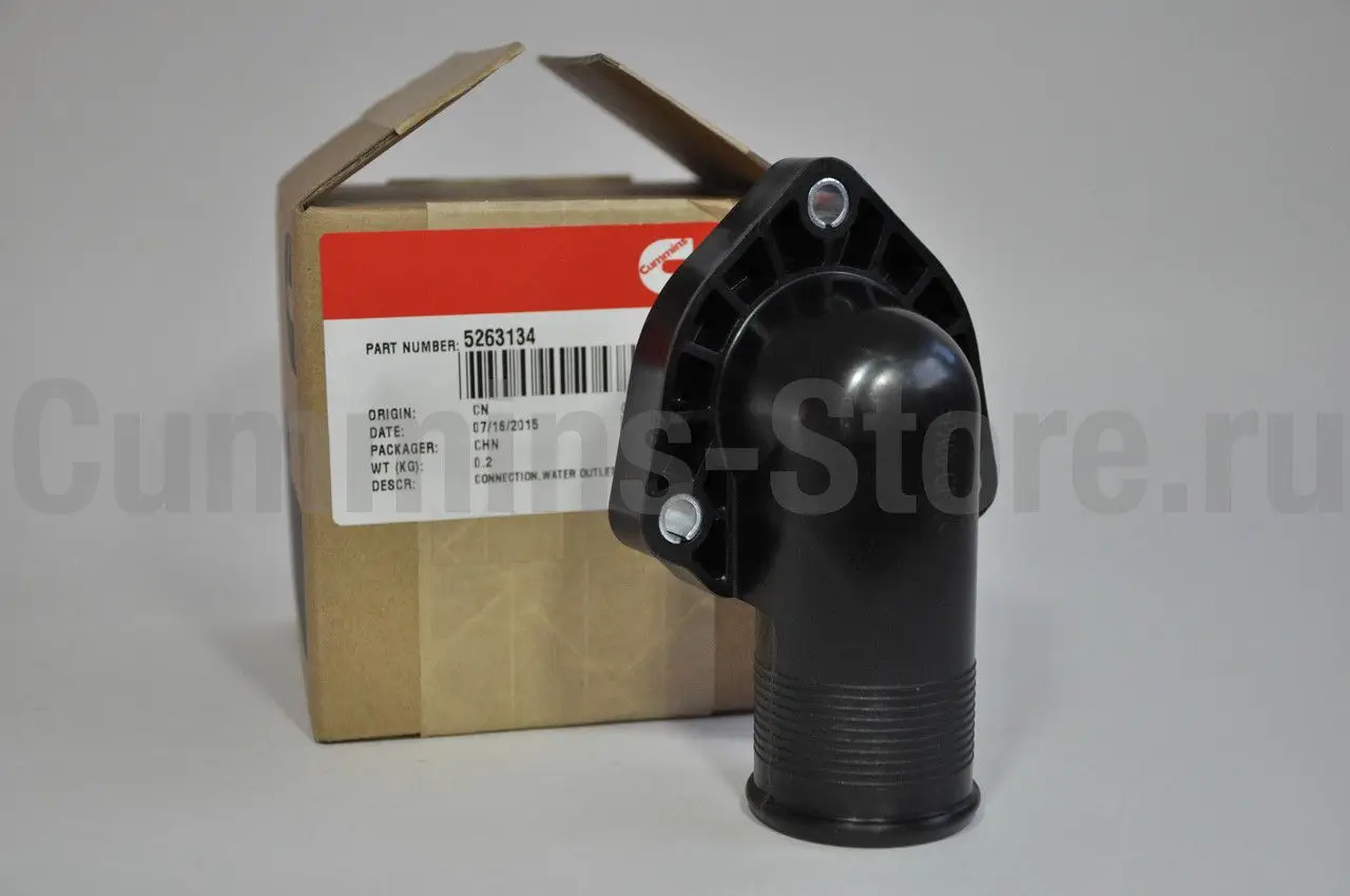 5263134 Патрубок системы охлаждения Камминз / Connection, Water