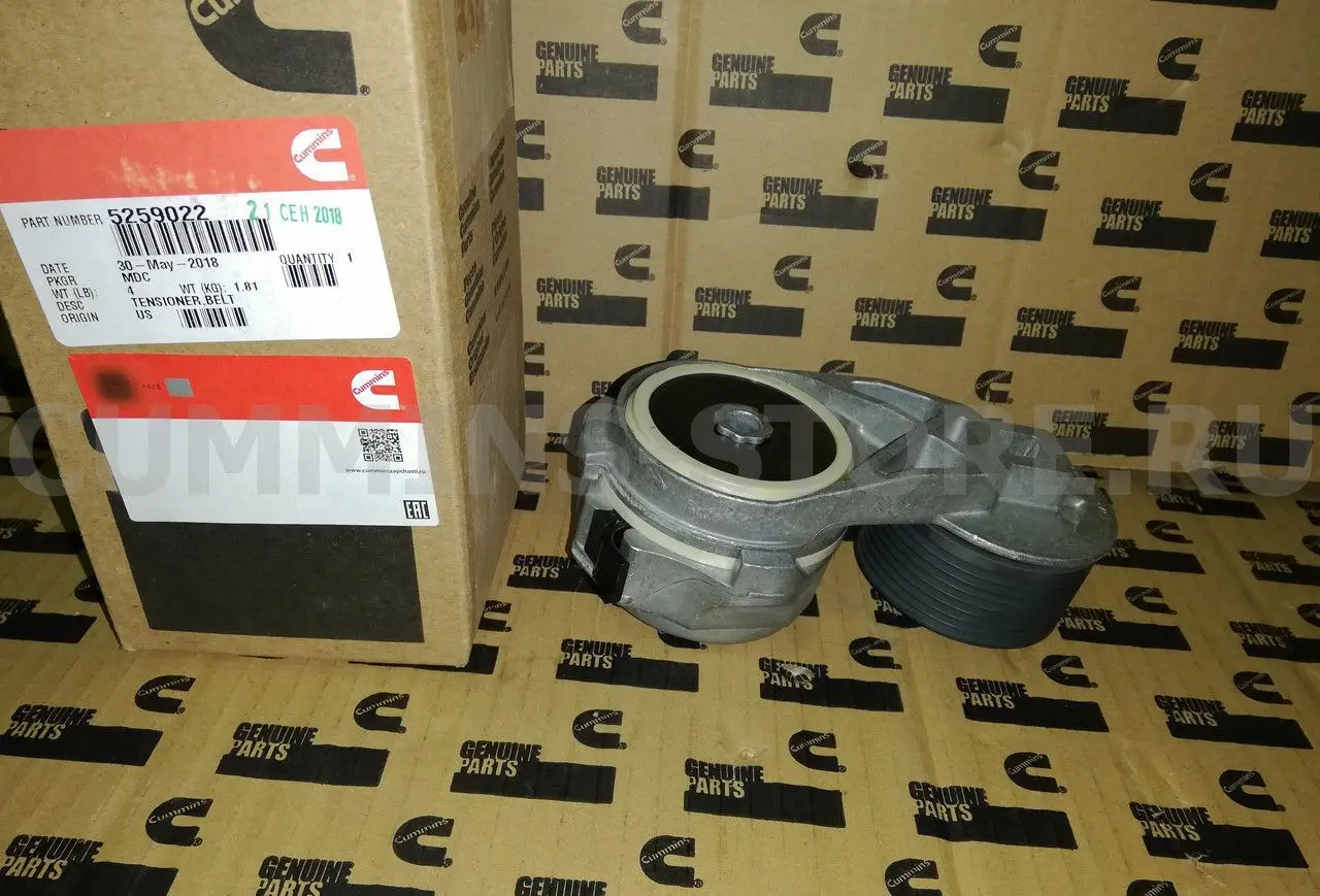 5259022 3969564 3959042 Натяжитель ремня Камминз / Tensioner, Belt Cummins