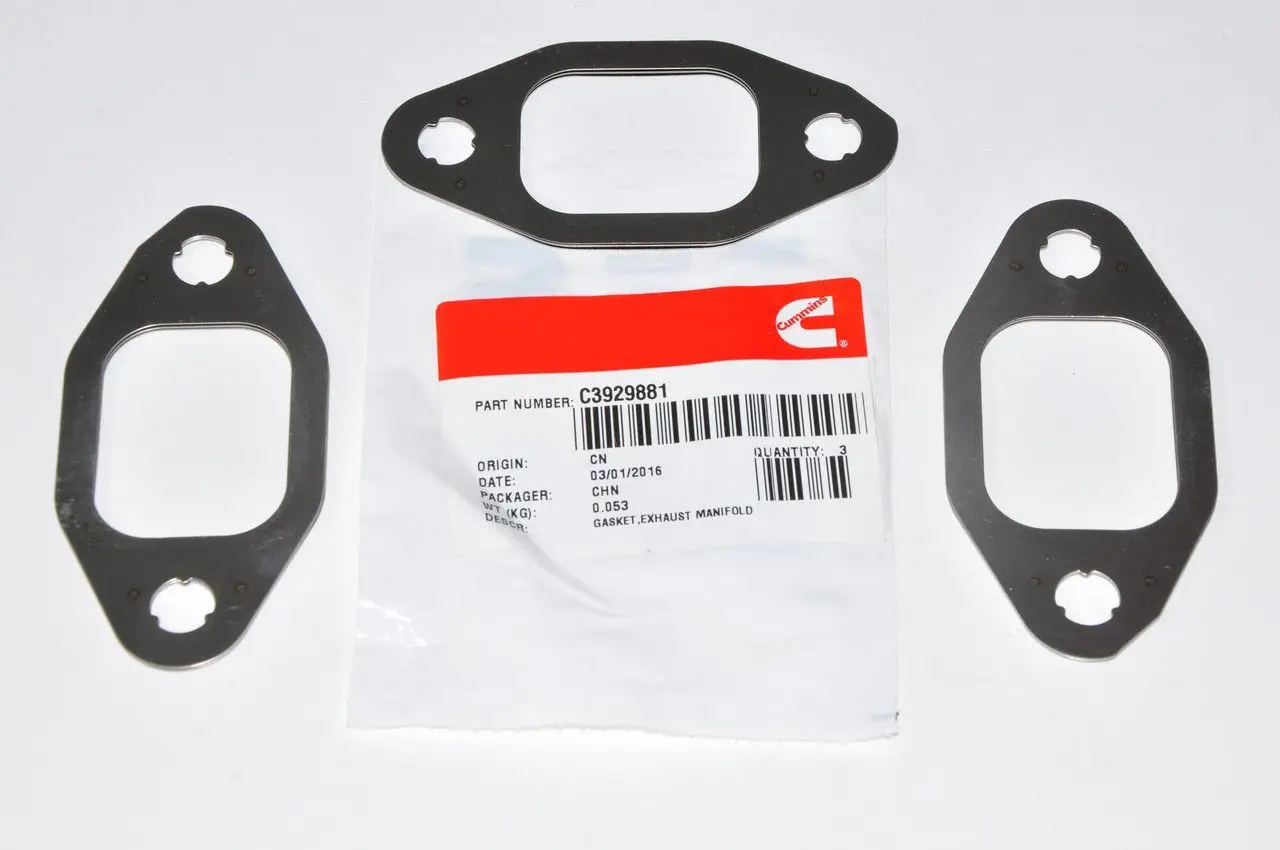 3929881 Прокладка выпускного коллектора / Gasket, Exhaust Manifold