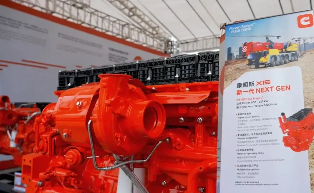 В Китае представили новый двигатель Cummins X15