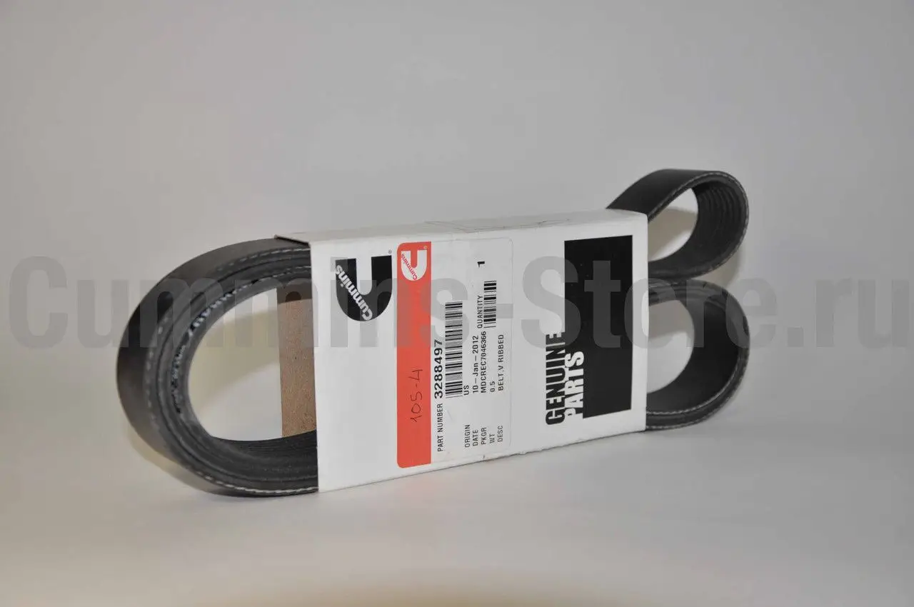 3288497 5255304 8PK1790 Ремень приводной Камминз / Belt, V Ribbed Cummins