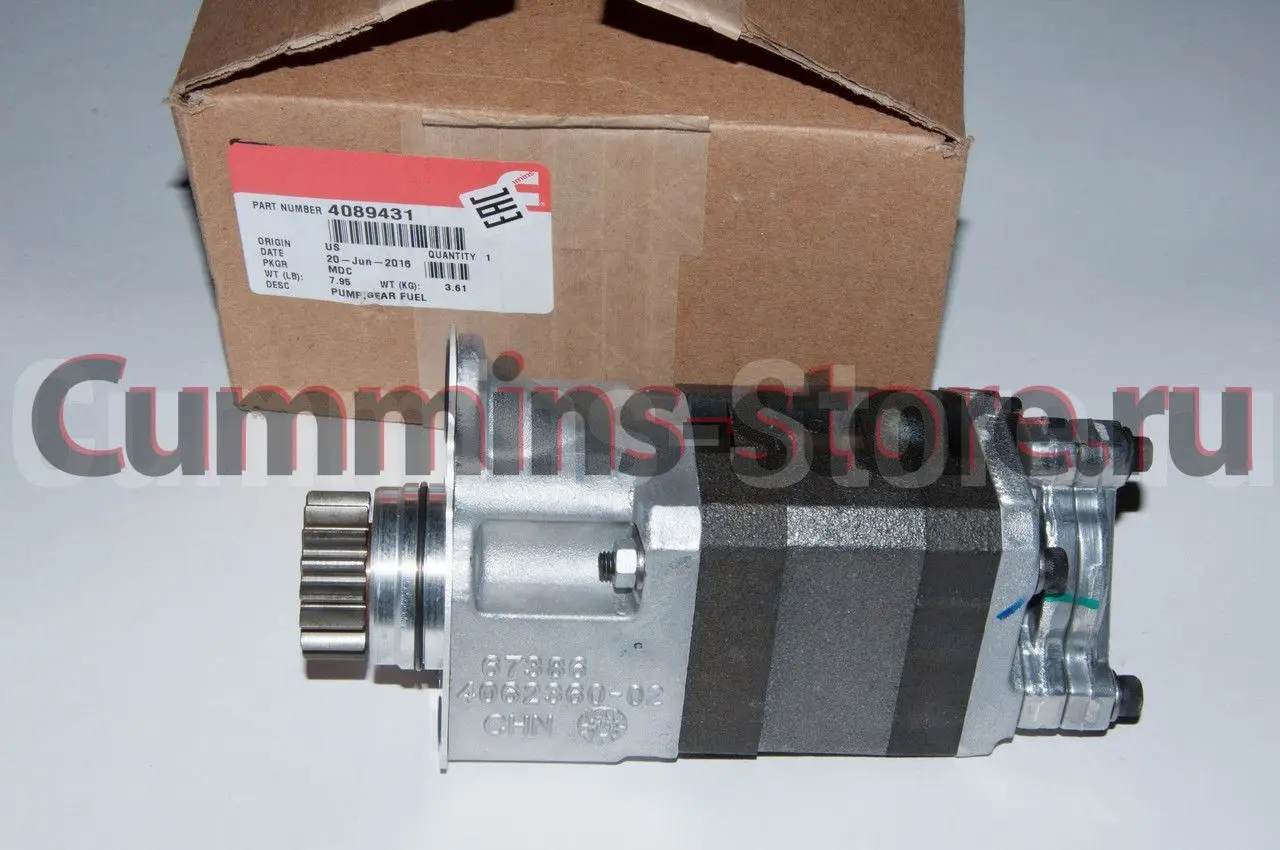 4089431 Насос топливный / Pump, Gear Fuel (4089431, 408943100): купить ...