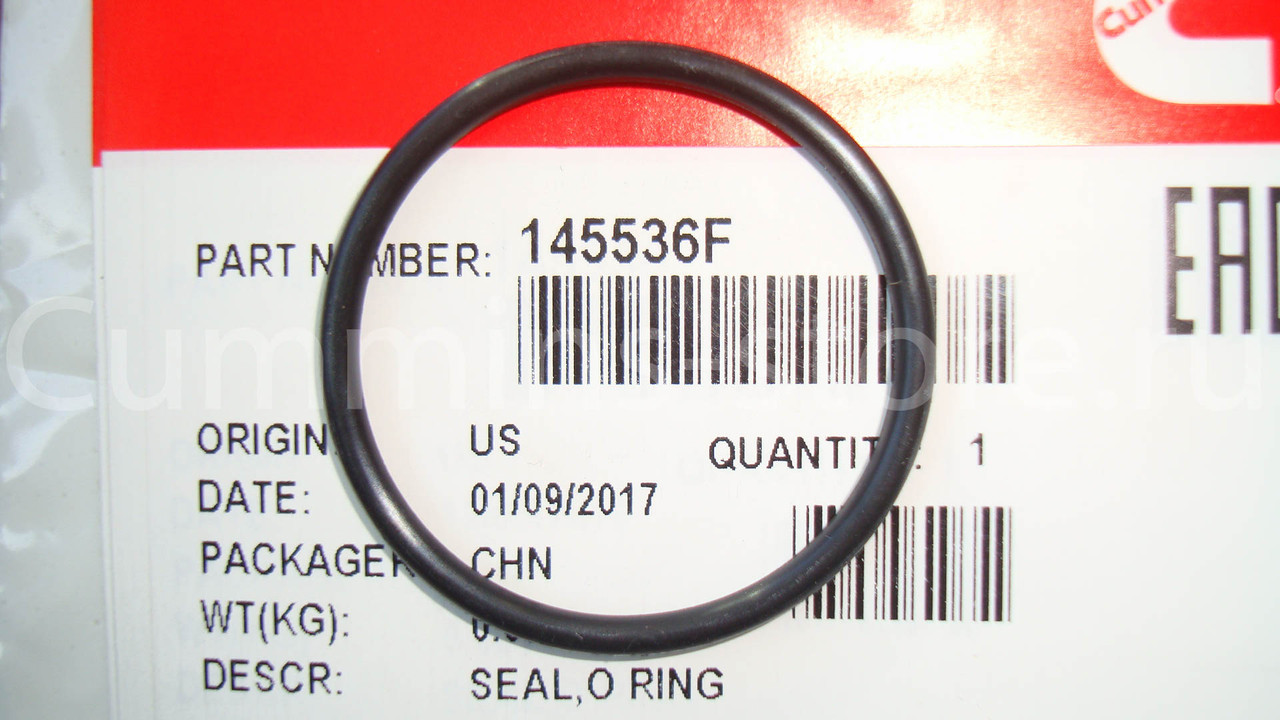 145536 Уплотнительное кольцо Камминз \ O-Ring Seal Cummins